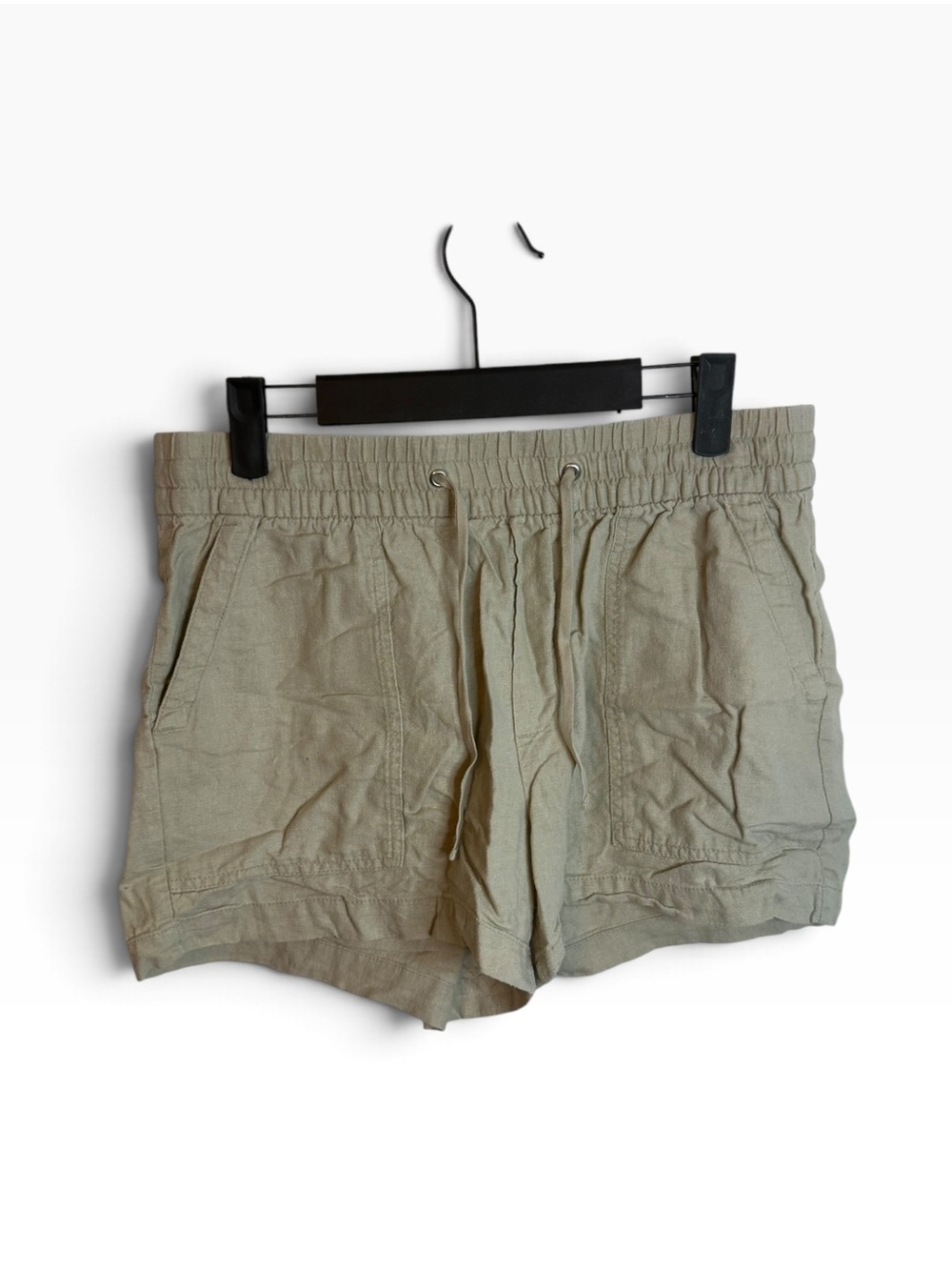 Gap Sand Khaki Pull On Utility Linen Shorts